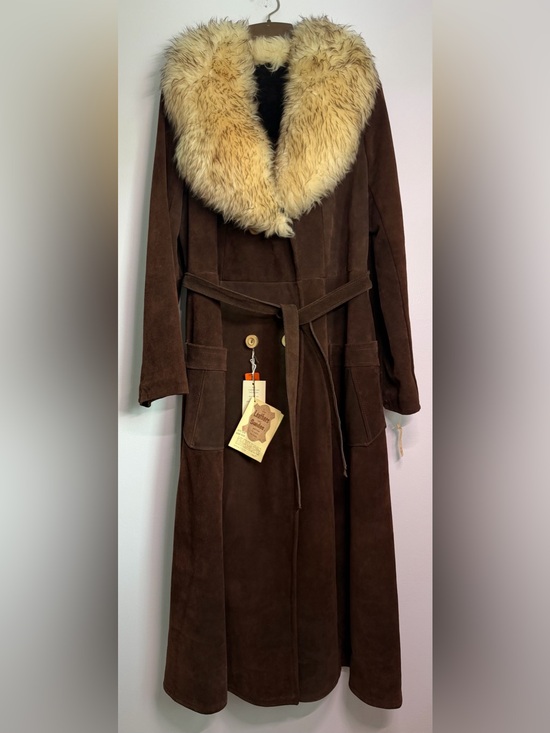 Lane Bryant Jackets & Blazers - Vintage 1976 Lane Bryant Shearling Suede Penny Lane Maxi Coat NWT Fits 10/12